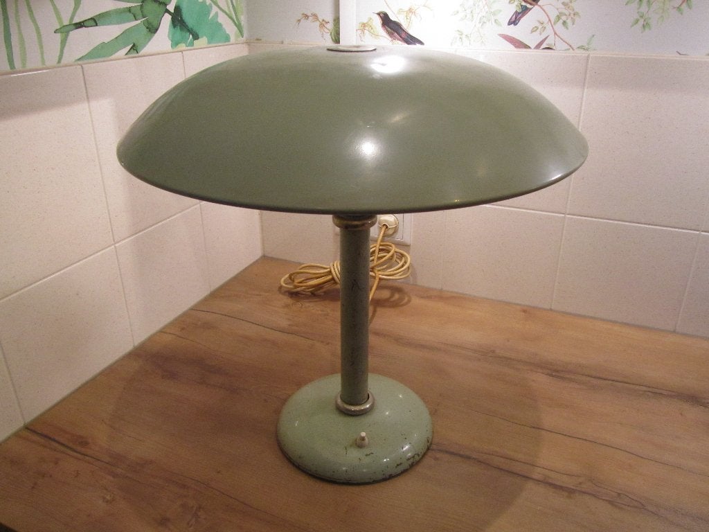 Vintage bureaulamp Bauhaus style, Antiek en Kunst, Antiek | Lampen, Ophalen of Verzenden
