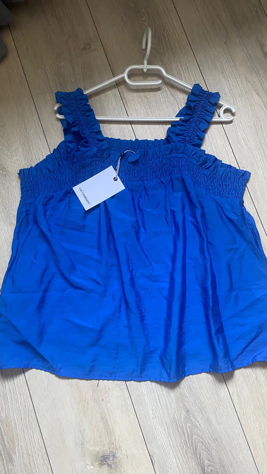 Co’Couture Callum  smock strap Top XL, Ophalen, Blauw, Maat 46/48 (XL) of groter, Nieuw