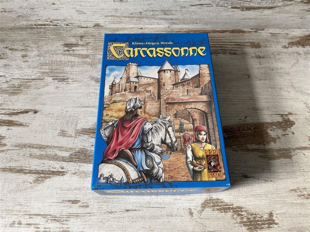 Carcassonne basisspel blauwe doos 999 games [s242], Verzenden, Zo goed als nieuw