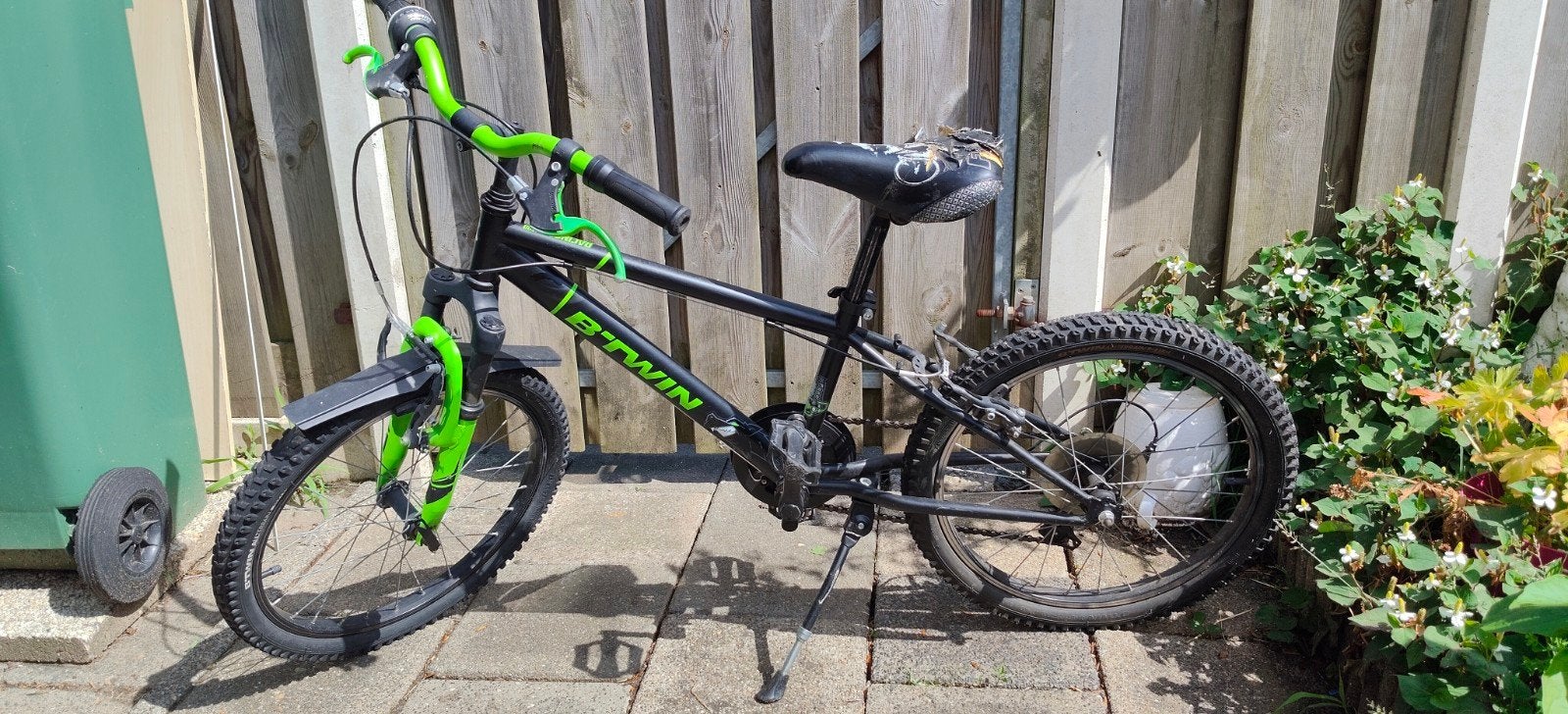 B'Twin Racingboy 500 kinderfiets 20 inch, Ophalen