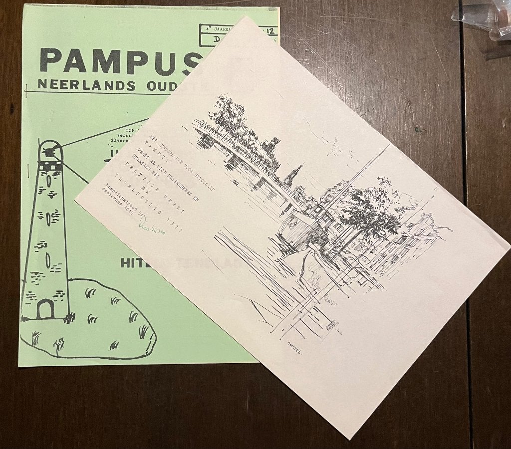 PAMPUS DEC/1976 TOP 40 VERONICA PLATENBLAD MET BIJLAGE!!!, Boeken, Verzenden, Gelezen, Muziek, Film of Tv