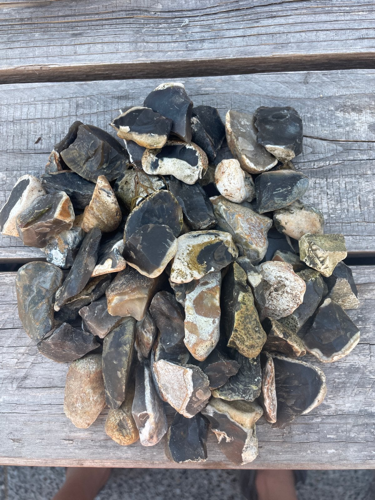 Vuurstenen uit het Veerse Meer, Ophalen, Mineraal