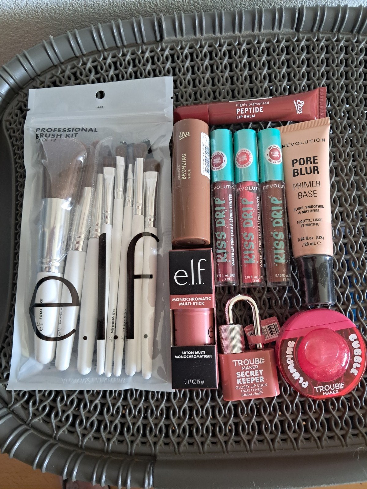 Nieuw cosmetica pakket: make-up en kwasten set, Overige kleuren, Gehele gezicht, Nieuw, Ophalen of Verzenden