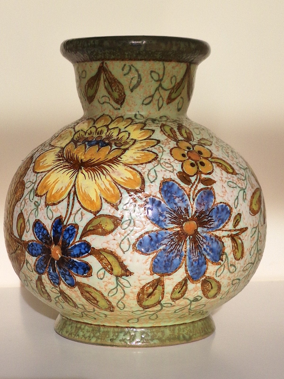 Gouds Plateel vaas - Plazuid - Decor: Buenos (Model 2571) -, Antiek en Kunst, Ophalen
