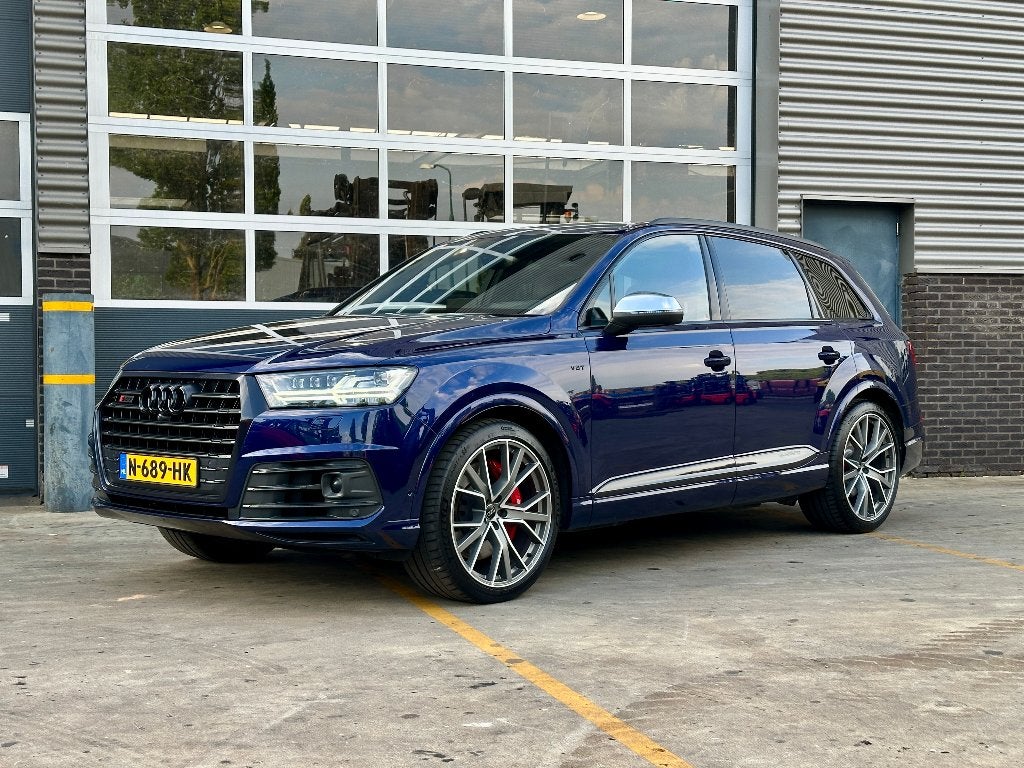 Audi Q7 SQ7 4.0 TDI 435pk Quattro 2018 Blauw, Auto's, SQ7, 435 pk, 2245 kg, Blauw