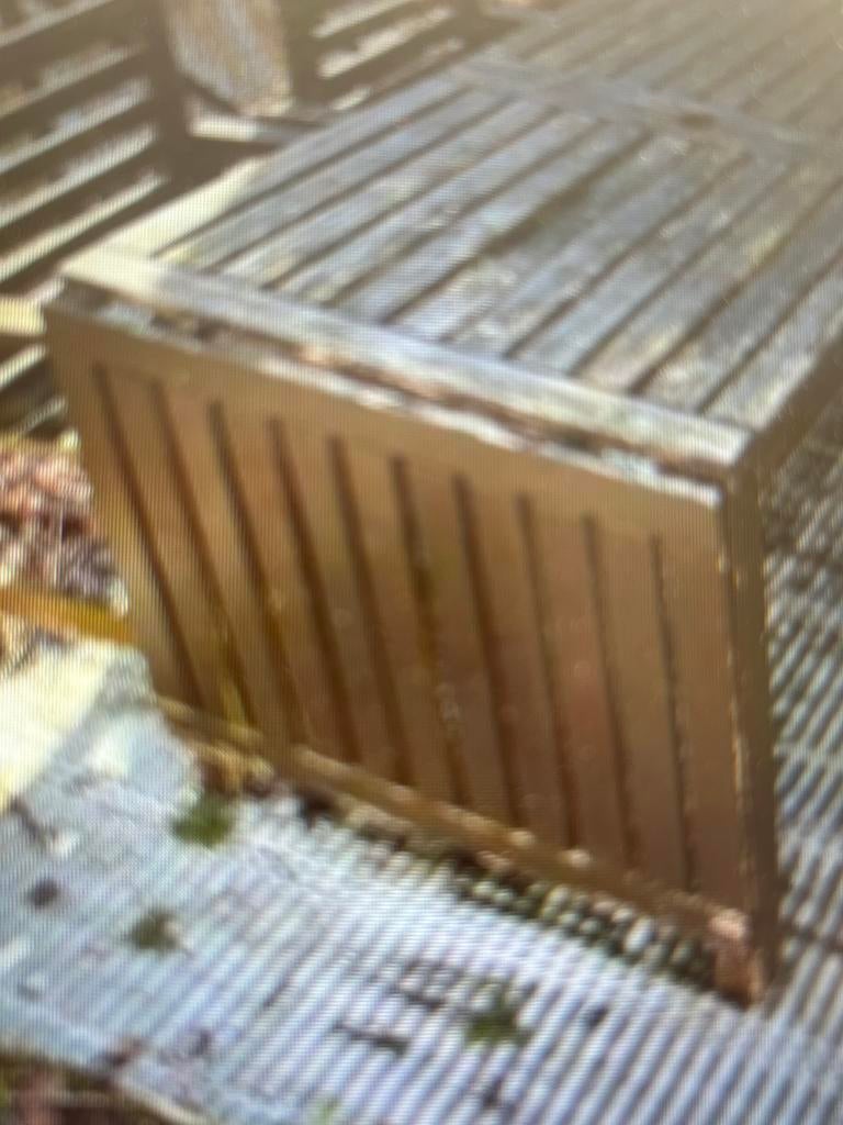 twee verlengstukken applarotafel, Ophalen, Zo goed als nieuw, Rechthoekig, Hout