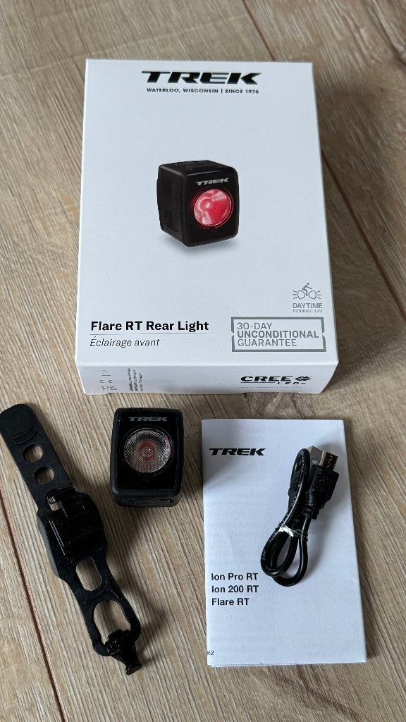 Trek Flare RT rear light, Achterlicht, Ophalen of Verzenden, Zo goed als nieuw, Oplaadbaar