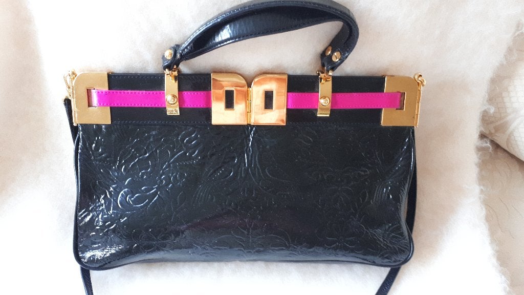 Christian Lacroix hand/schoudertas, Ophalen, Zo goed als nieuw, Zwart, Handtas