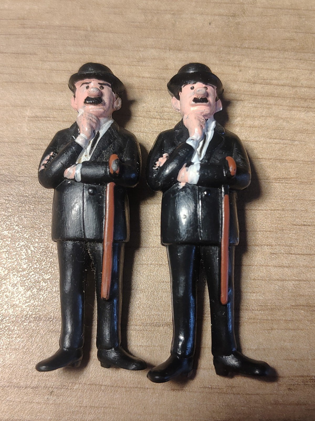 Kuifje Esso Belvision Jansen & Janssen Poppetjes, Ophalen of Verzenden, Kuifje, Gebruikt, Beeldje of Figuurtje