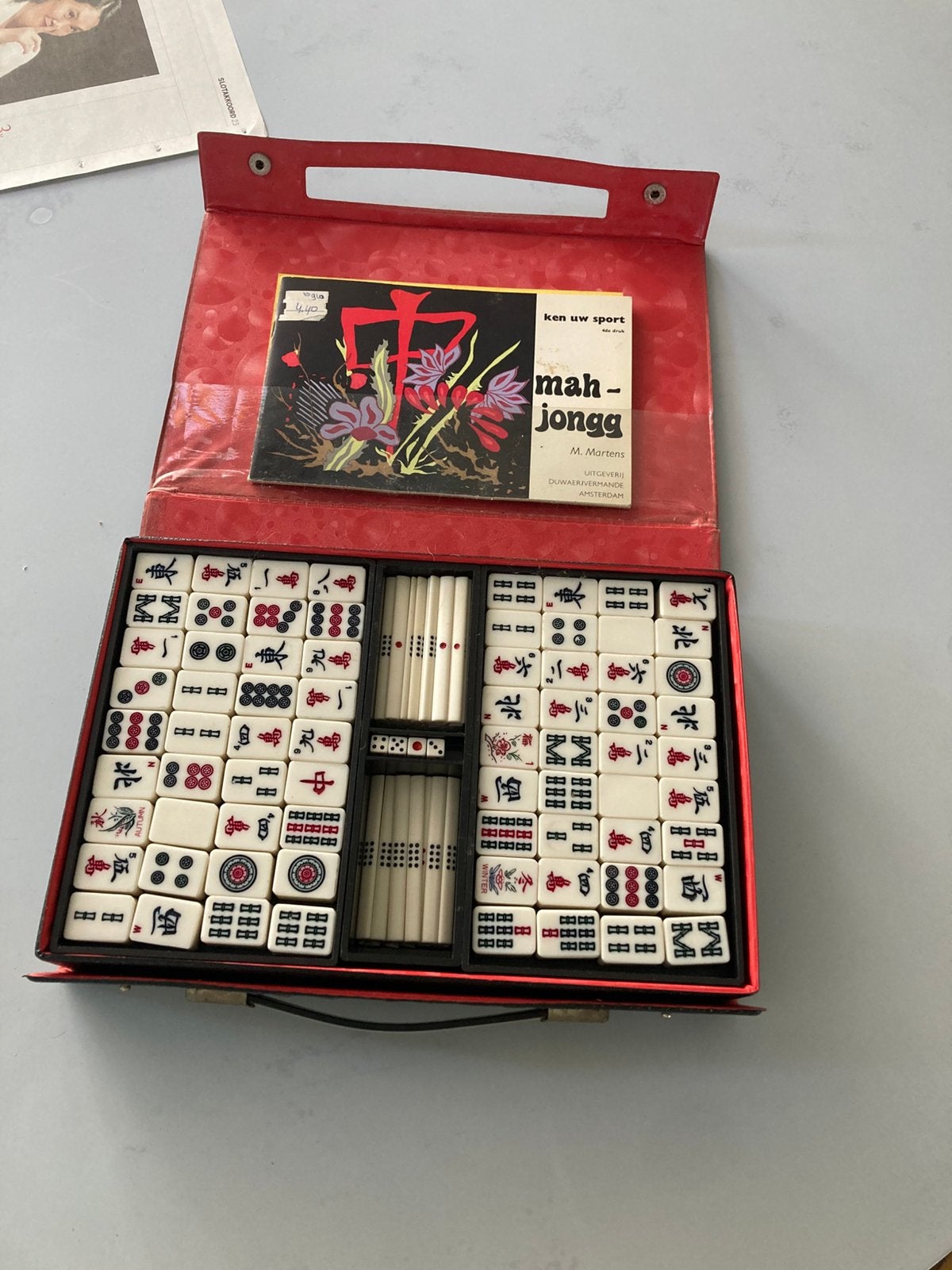 Mah-jong spel vintage, Ophalen, Zo goed als nieuw