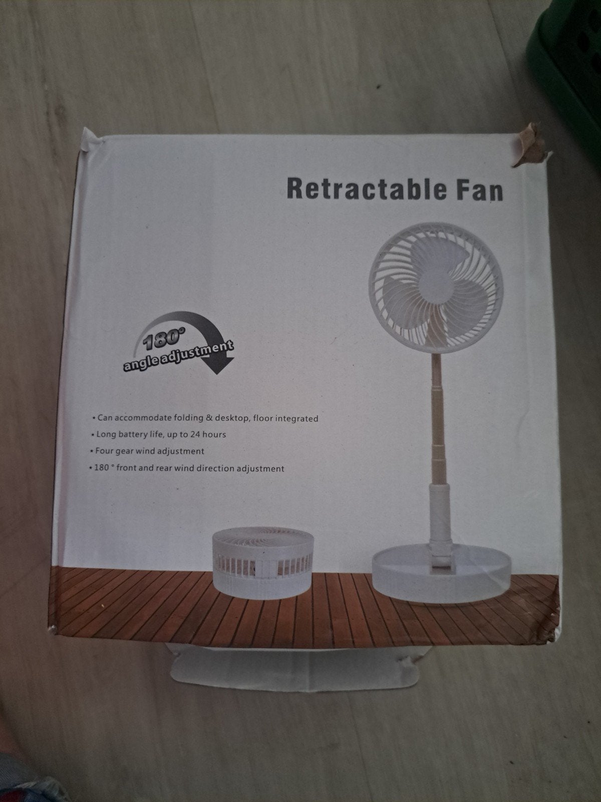 Uitschuifbare ventilator met afstandsbediening, Witgoed en Apparatuur, Ventilatoren, Ophalen of Verzenden, Ventilator met afstandsbediening