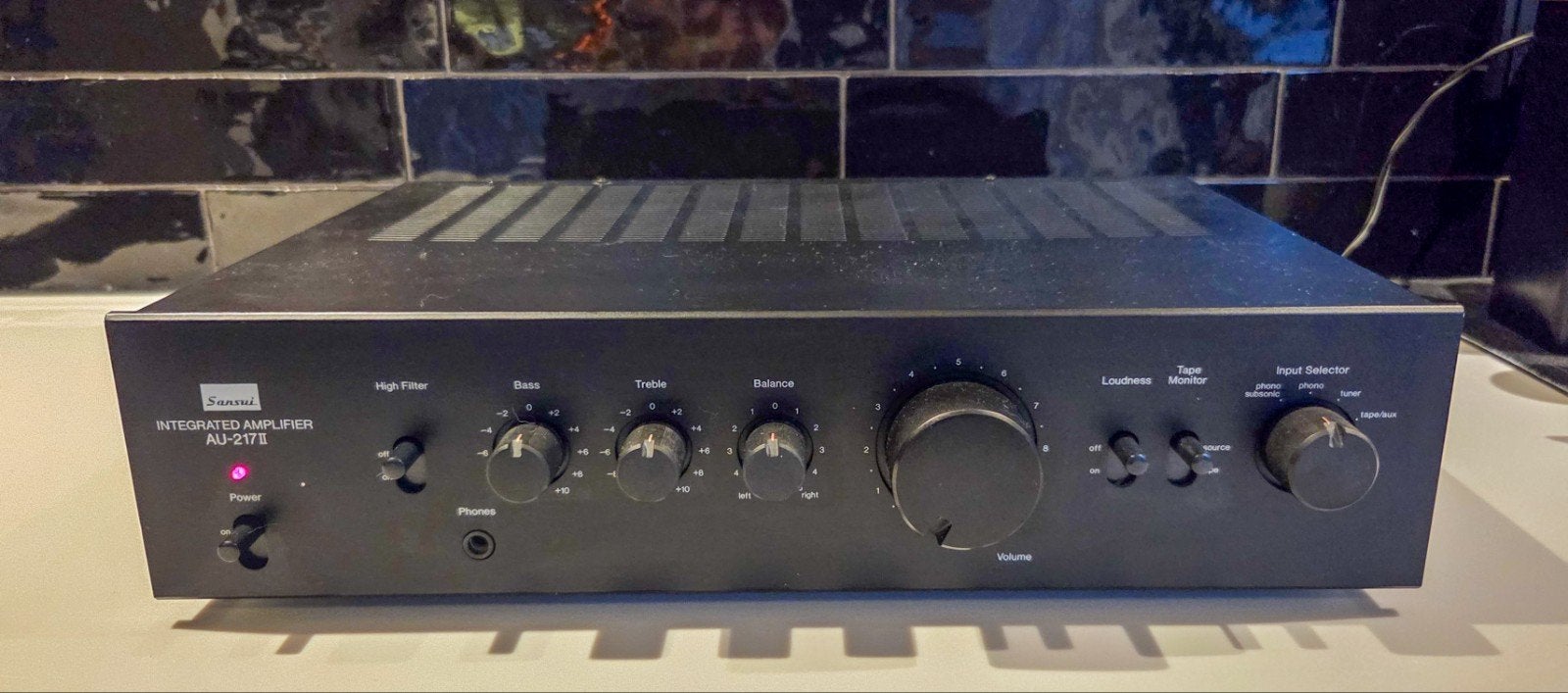Sansui AU-217-2 versterker, Overige merken, Ophalen of Verzenden, Zo goed als nieuw, Minder dan 60 watt