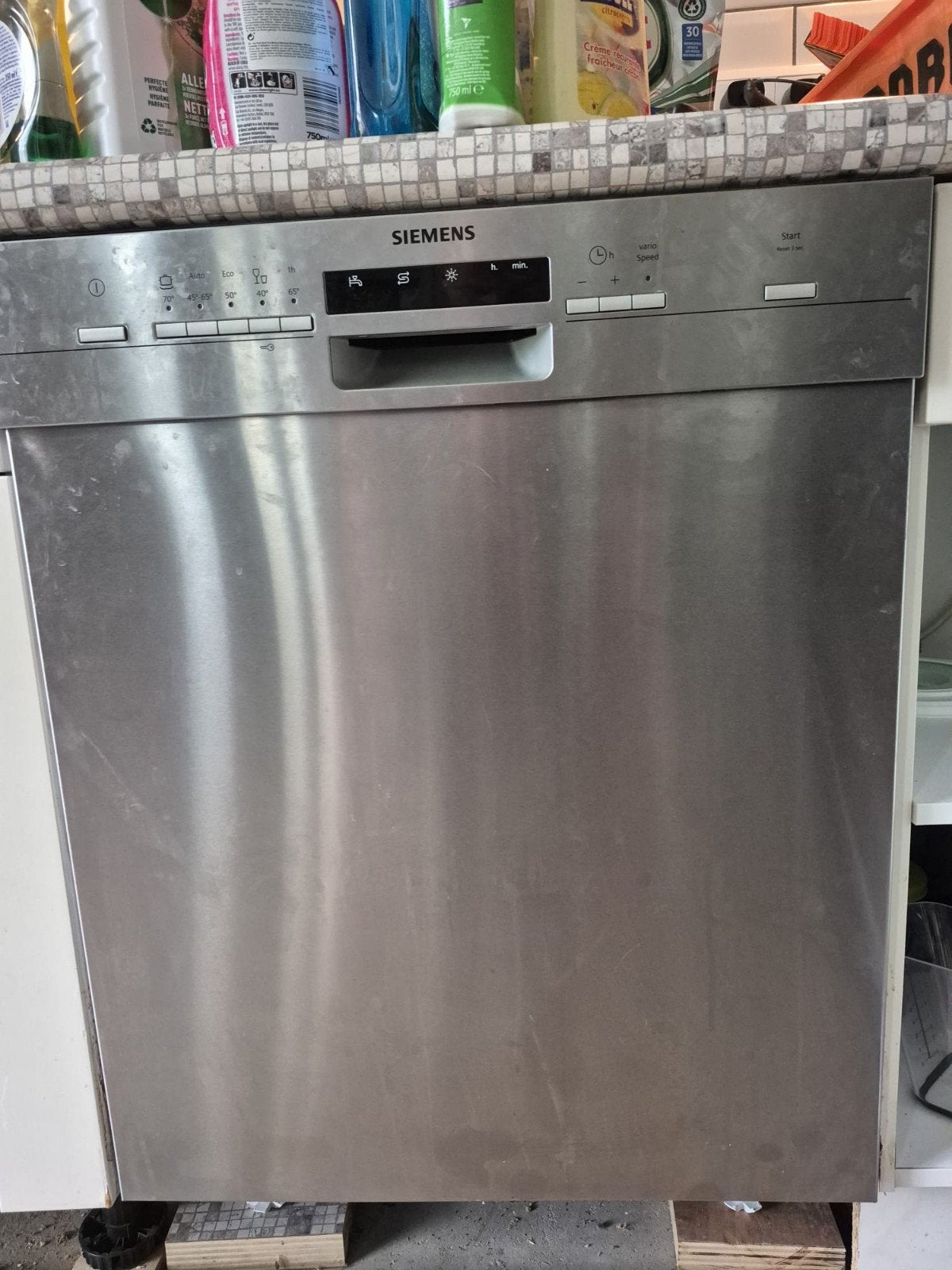 Siemens Vaatwasser, Ophalen, Gebruikt, Minder dan 85 cm, 60 cm of meer