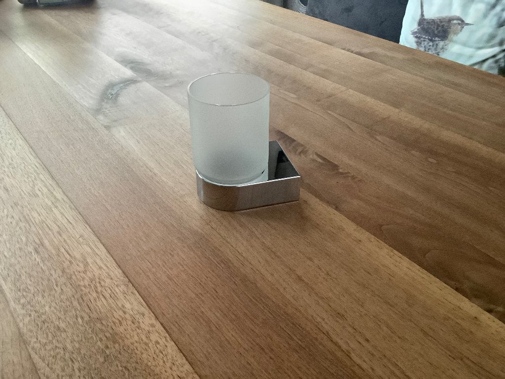 Keuco edition 300 waterglas in houder, Ophalen of Verzenden, Nieuw, Glas, Overige typen