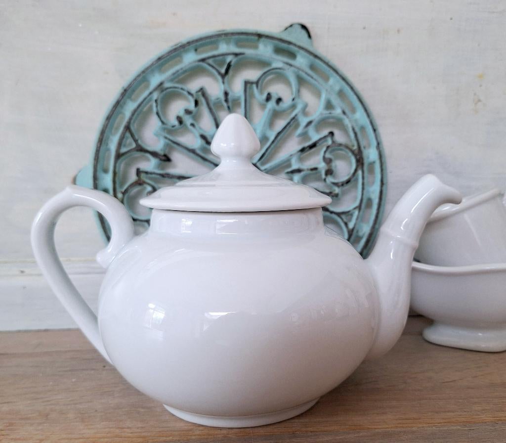 Pillivuyt theepotje, vintage, Ophalen of Verzenden