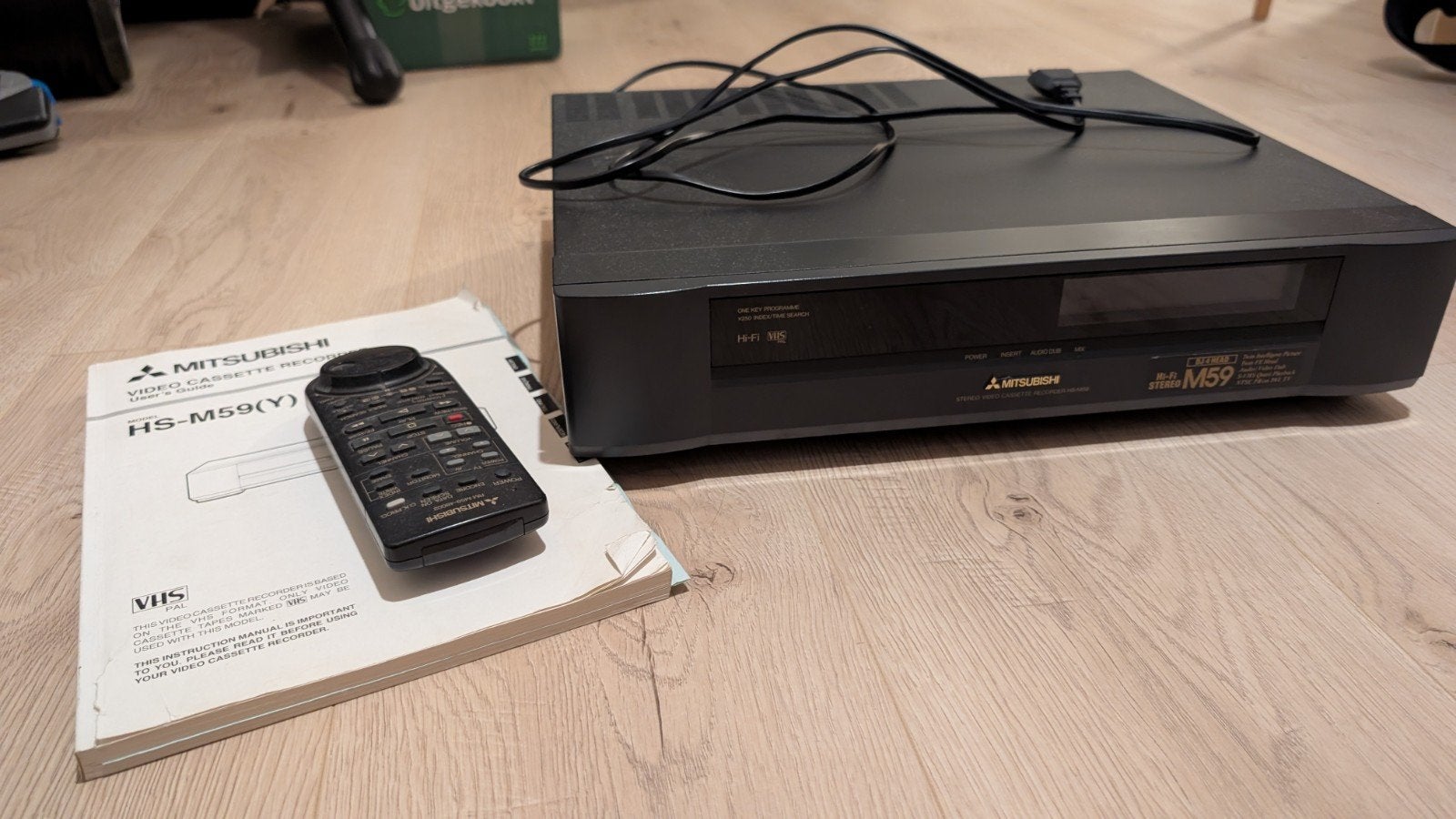 Mitsubishi HS-M59(Y) video cassette recorder, Ophalen, Gebruikt, VHS-speler of -recorder