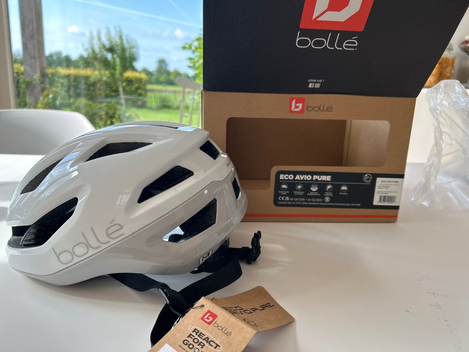 Bolle Eco Avio Pure Fietshelm - Nieuw in Doos, Ophalen, Nieuw, M, Heer of Dame