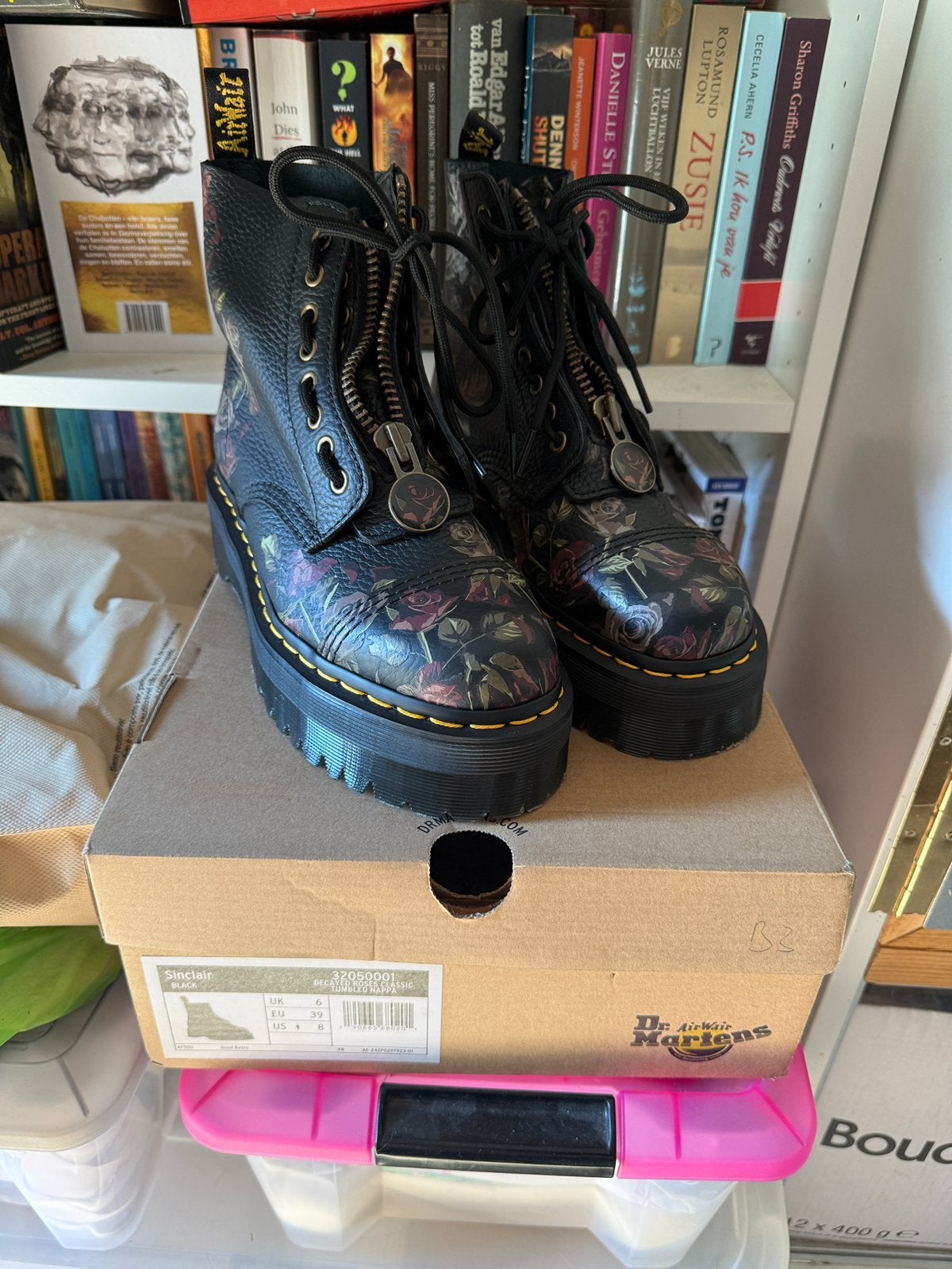 Dr Martens laarzen, Kleding | Dames, Schoenen, Ophalen, Zo goed als nieuw, Zwart, Hoge laarzen