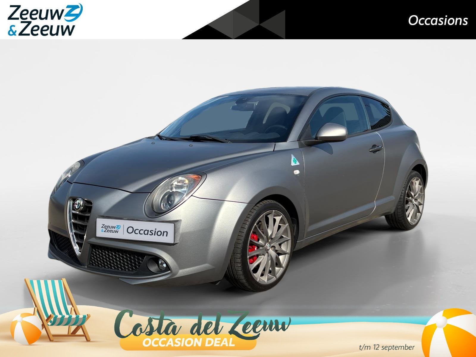 Alfa Romeo MiTo 1.4 T Quadrifoglio Verde | Sabelt Stoelen |, Auto's, Alfa Romeo, Bedrijf, Te koop, MiTo, ABS, Airbags, Airconditioning