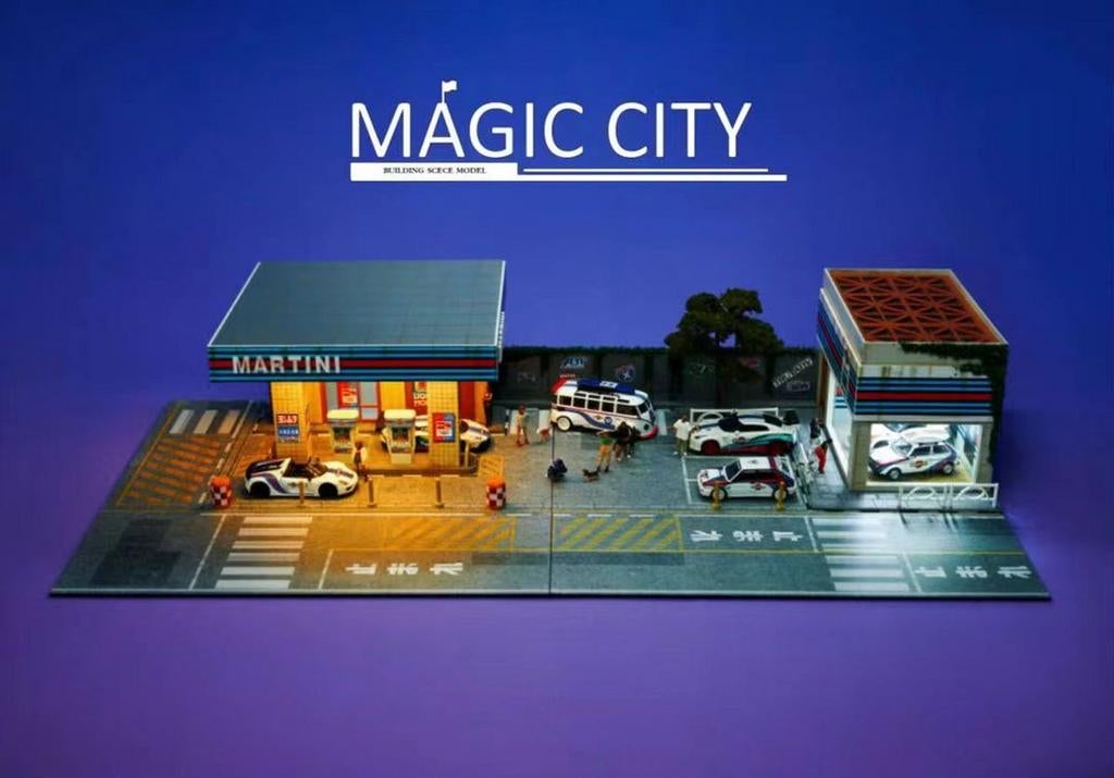 Magic City
Martini Pomp + Showroom Inc Led 1:64 Nieuw, Ophalen of Verzenden, Nieuw, 1:35 tot 1:50, Diorama