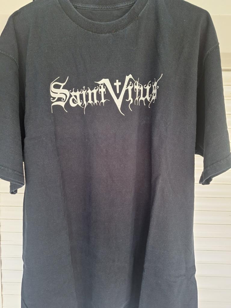 Saint Vitus "I Was Born Too Late" T-shirt Zwart, Zwart, Overige maten, Ophalen of Verzenden, Gedragen