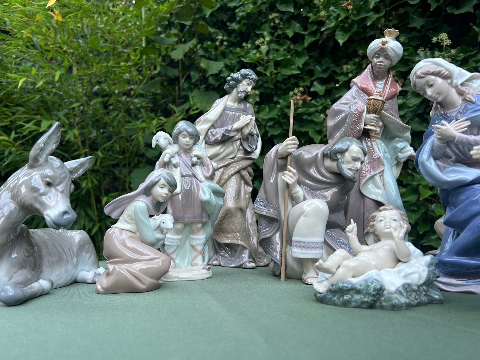 Lladro Kerststal Beeldenset - Handgemaakt Porselein, Ophalen