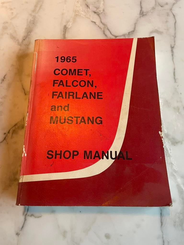 Shop manual incl dvd Ford Comet Falcon Fairlane Mustang 1965, Ophalen of Verzenden