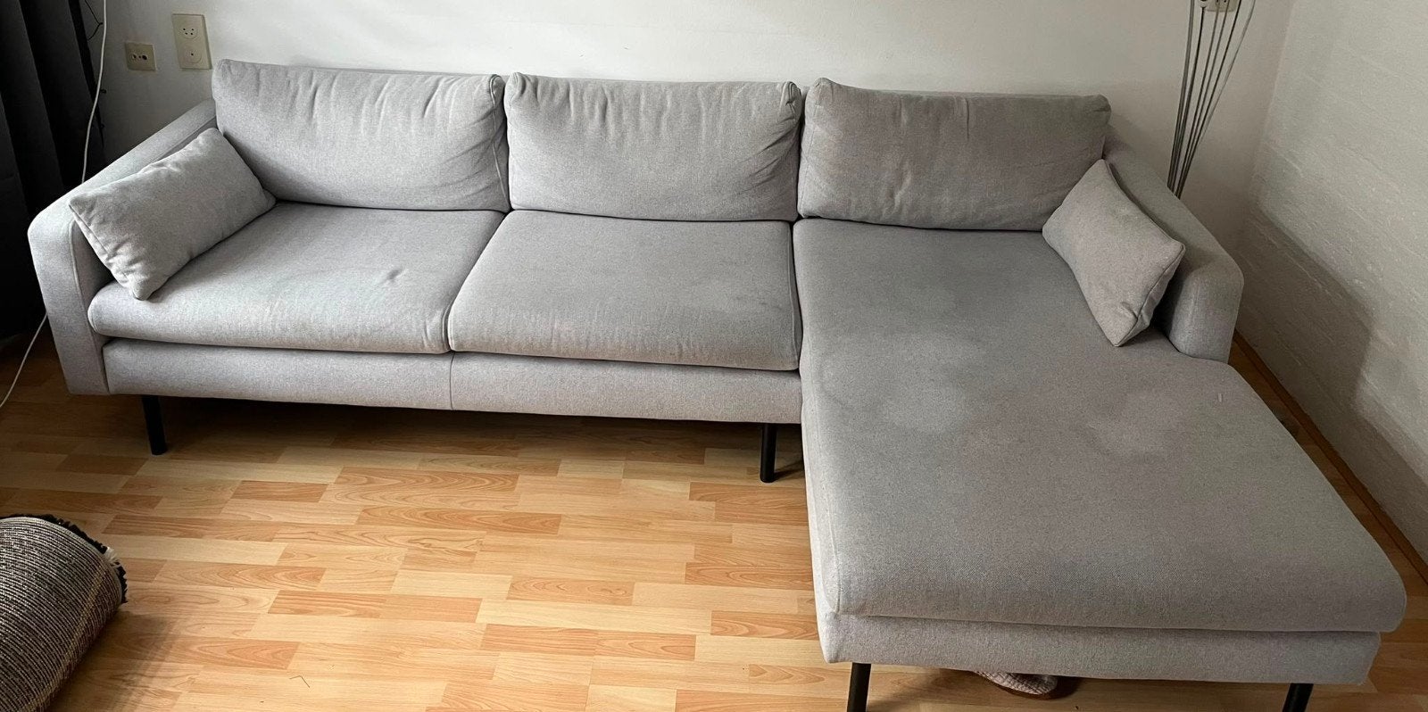 Hoekbank voor 4 personen, Ophalen, 250 tot 300 cm, Gebruikt, Hoekbank