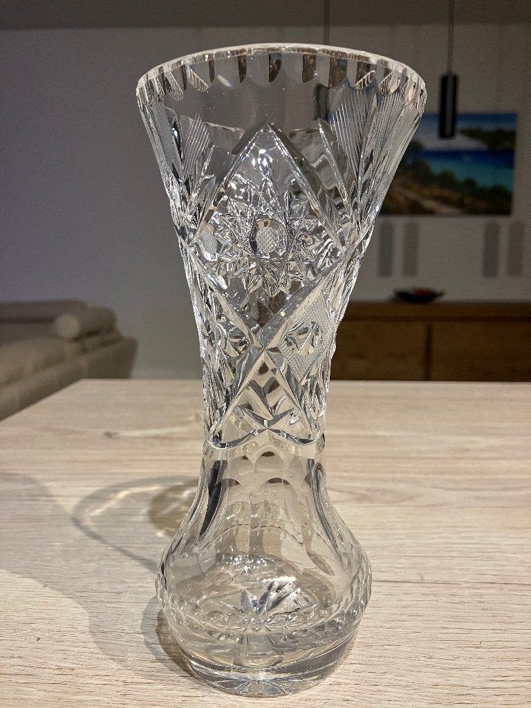 Hoogwaardige Kristallen Kleine Vaas, Ophalen of Verzenden