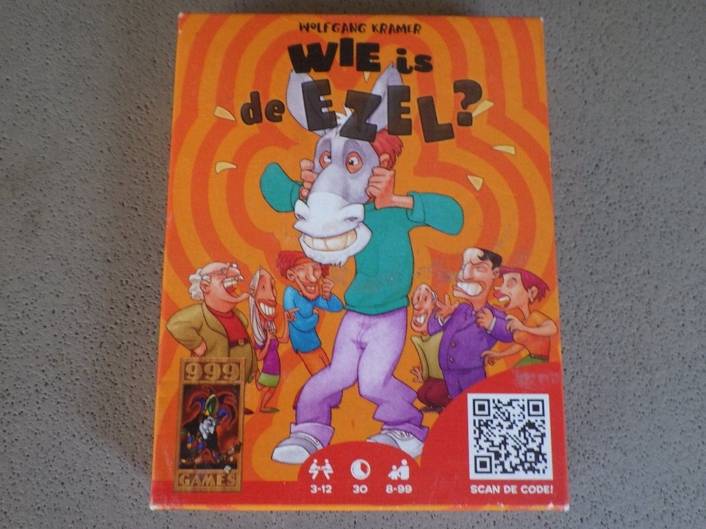 Wie is de ezel?  999 GAMES, Hobby en Vrije tijd, Gezelschapsspellen | Kaartspellen, Ophalen, Zo goed als nieuw