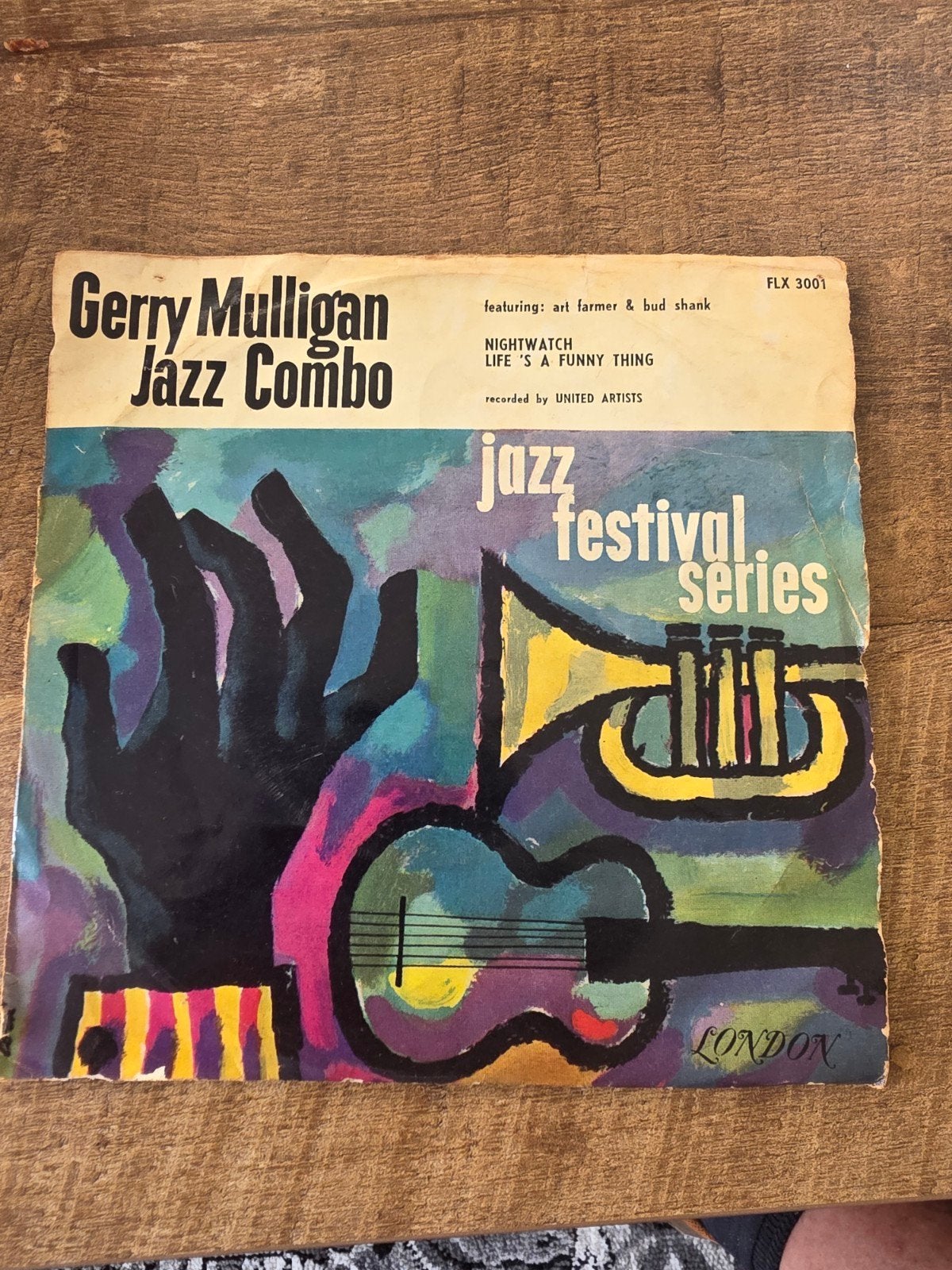 Gerry Mulligan Jazz Combo - Night Watch, Ophalen of Verzenden, 7 inch, Jazz en Blues