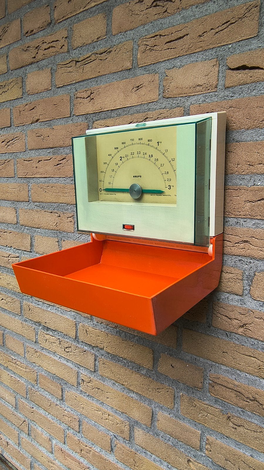 Vintage Oranje Krups Keukenweegschaal, Ophalen of Verzenden