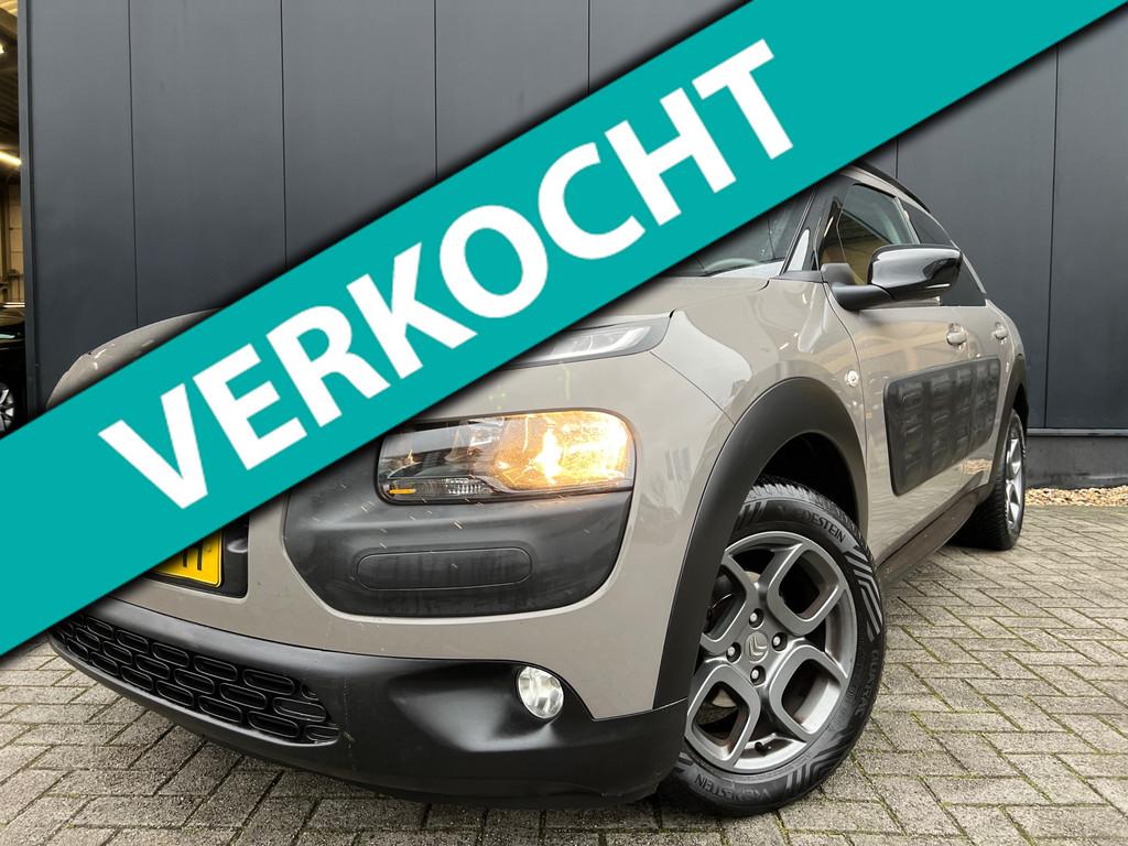 Citroen C4 Cactus 1.2 Shine '16 Navi/Lmv/OrgNl/Nap/Apk 6-27., Auto's, Voorwielaandrijving, Euro 6, 1199 cc, Bruin
