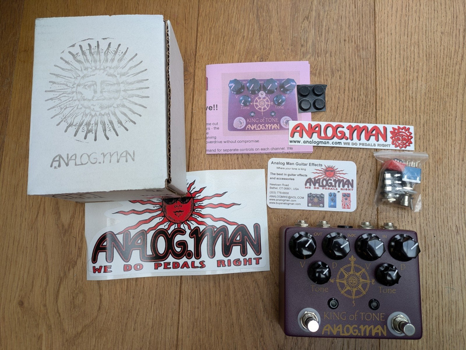 Analogman King of Tone v4 2026 (4-jack optie), Muziek en Instrumenten, Ophalen of Verzenden, Zo goed als nieuw, Distortion, Overdrive of Fuzz