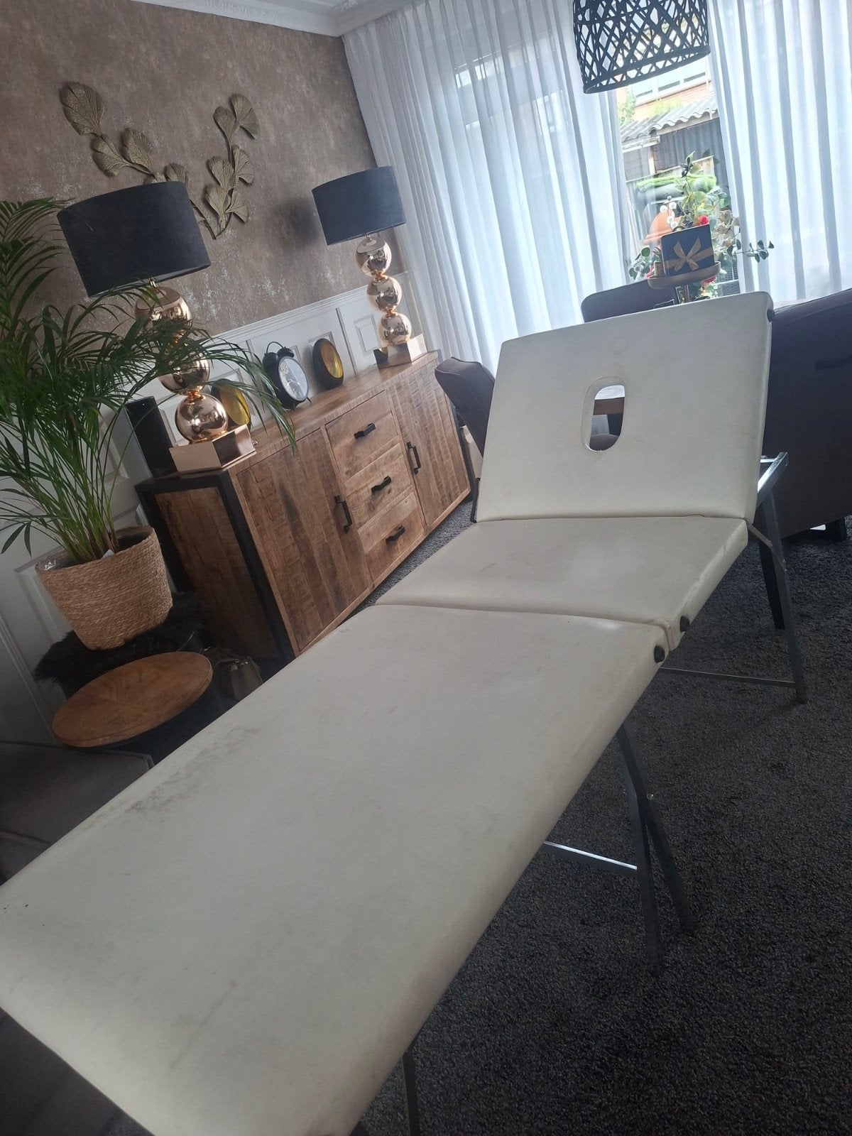 massagetafel, Ophalen
