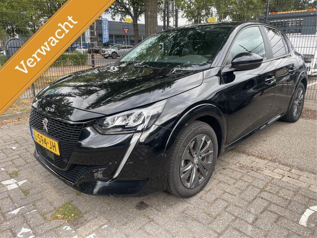 Peugeot e-208 EV Active Pack 50 kWh | LED | Climate control, Auto's, Peugeot, 136 pk, Gebruikt, Parkeersensor, Zwart