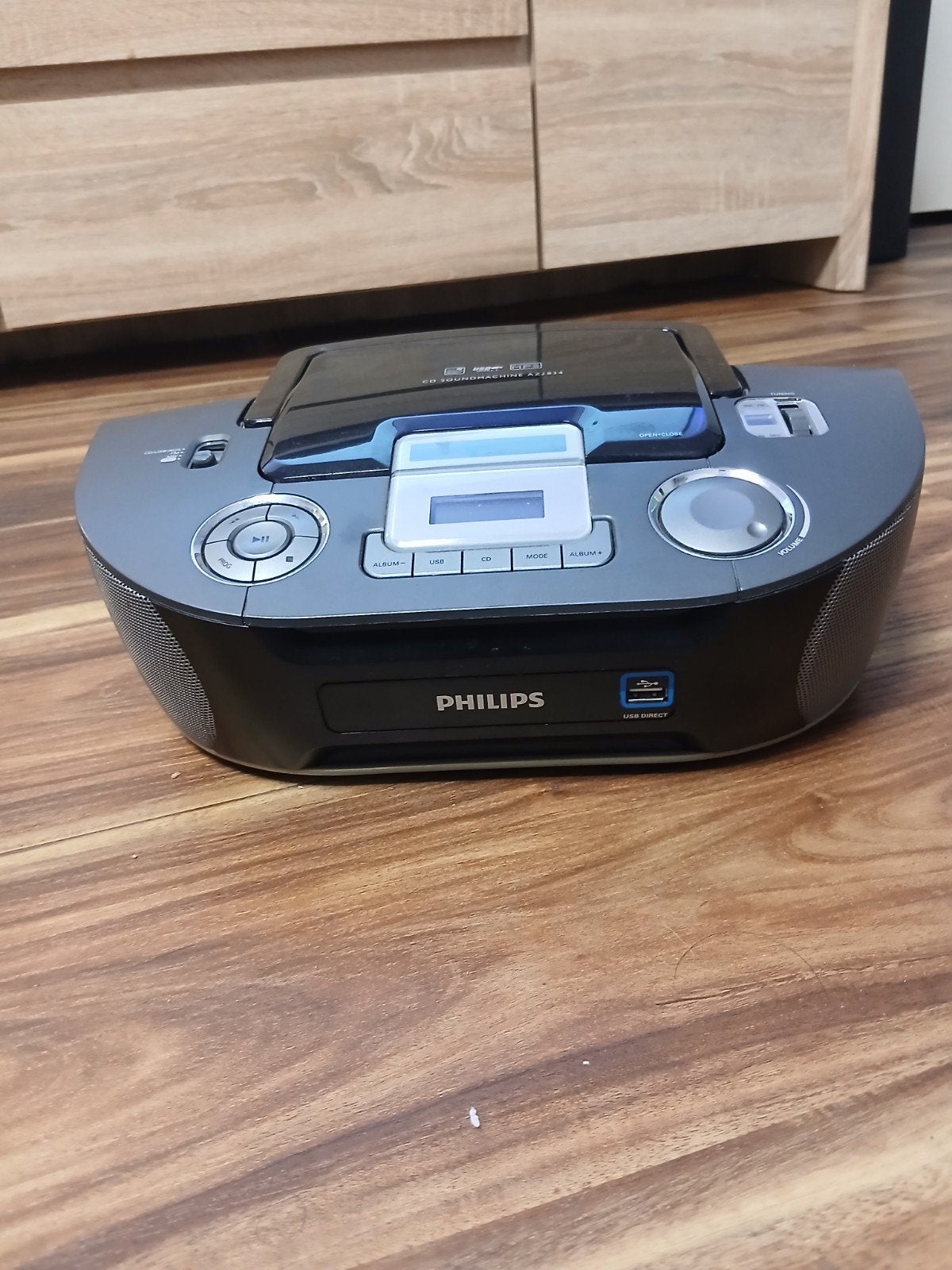 Philips AZ380/12 CD-speler met USB en FM-radio, Philips, Draagbaar, Cd-speler, Ophalen of Verzenden