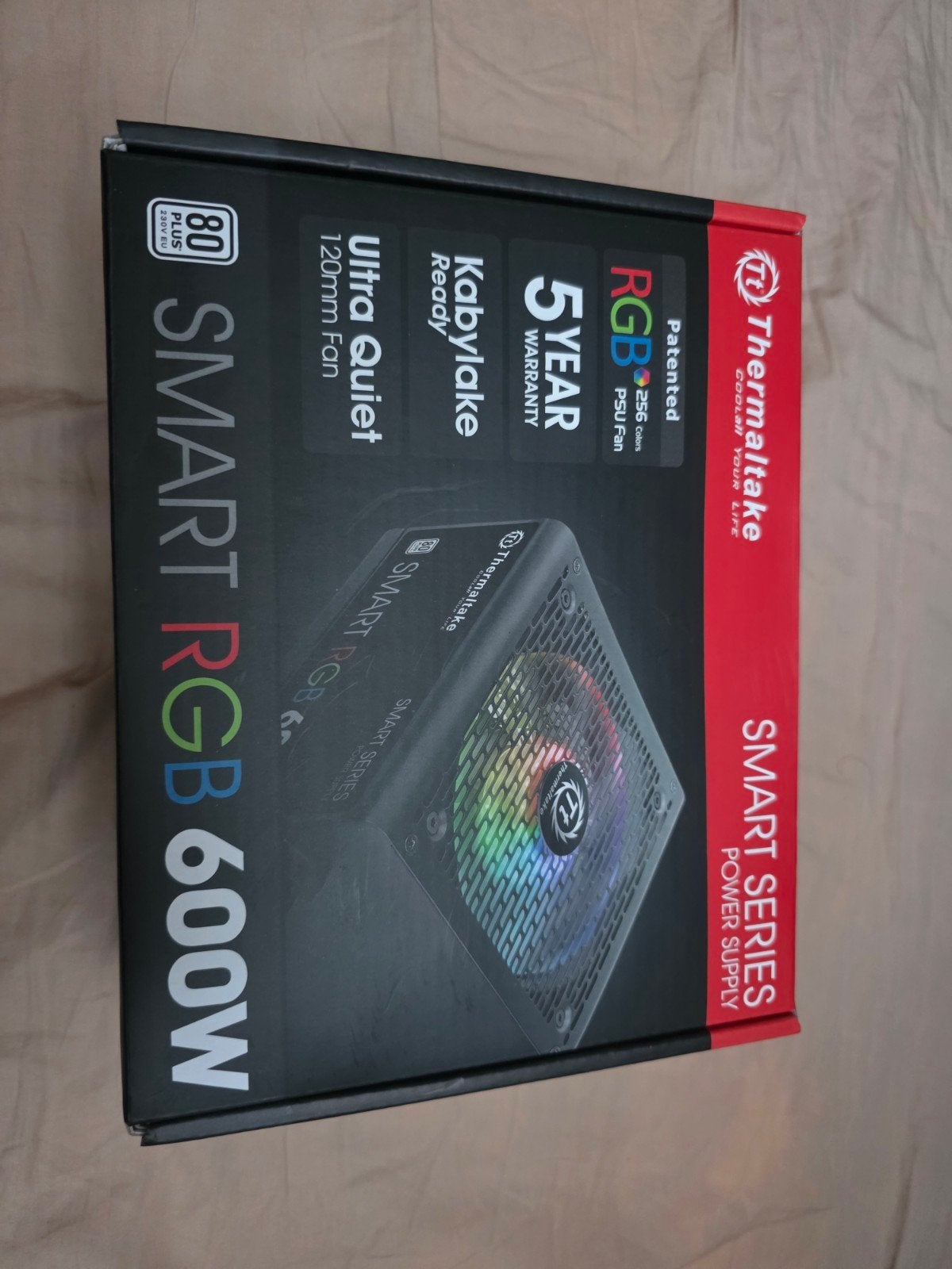 Nieuwe voeding Thermaltake Smart RGB 600W Voeding, Computers en Software, Interne voedingen, Ophalen, Nieuw