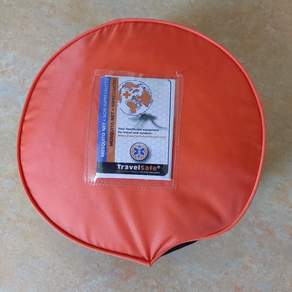 Klamboe travelsafe pop-out 2 persoons  ø1250×280cm, Ophalen of Verzenden, Zo goed als nieuw