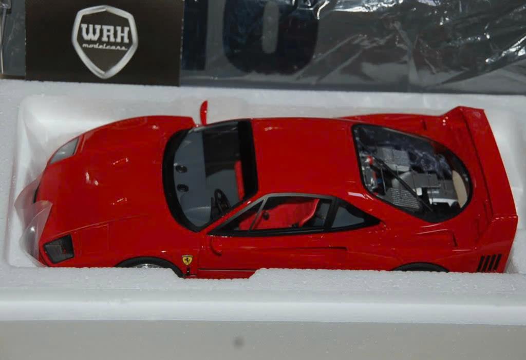 1:18 FERRARI F40 rosso corsa GT spirit GT291 in doos WRH, Verzenden, Zo goed als nieuw, Auto, Overige merken