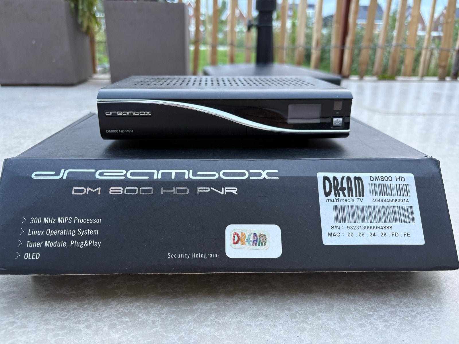 Dreambox DM 800 HD PVR – Met kabeltuner (DVB-C), Ophalen of Verzenden, Zo goed als nieuw, Harddiskrecorder