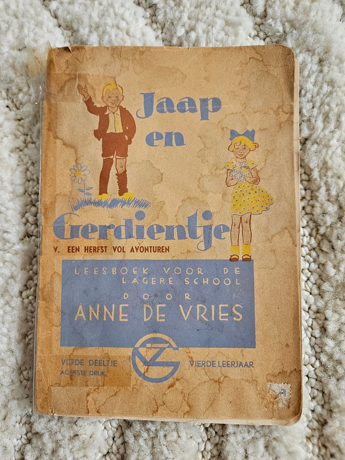 Schoolboekje Jaap en Gerdientje - Een Herfst vol Avonturen, Ophalen of Verzenden, Gelezen, Overige niveaus, Nederlands