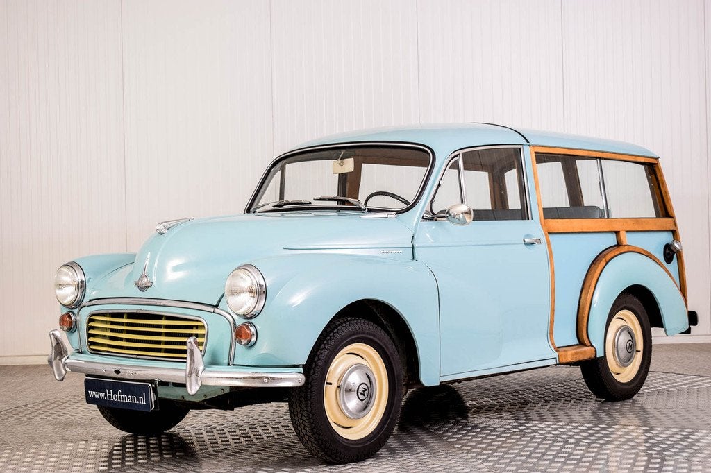 Morris Minor Traveller Estate (bj 1975), Auto's, Gebruikt, 4 cilinders, Origineel Nederlands, Handgeschakeld
