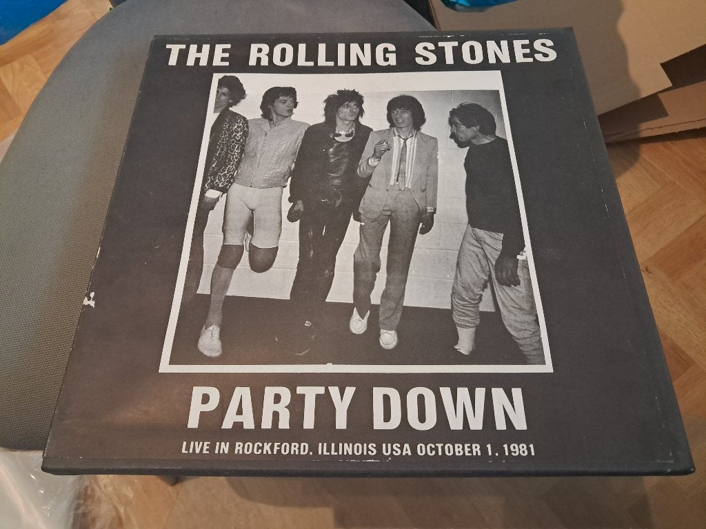 Rolling Stones - Party Down - Zeldzame Box met 3 LP's, Boxset, Verzenden, Zo goed als nieuw, 12 inch