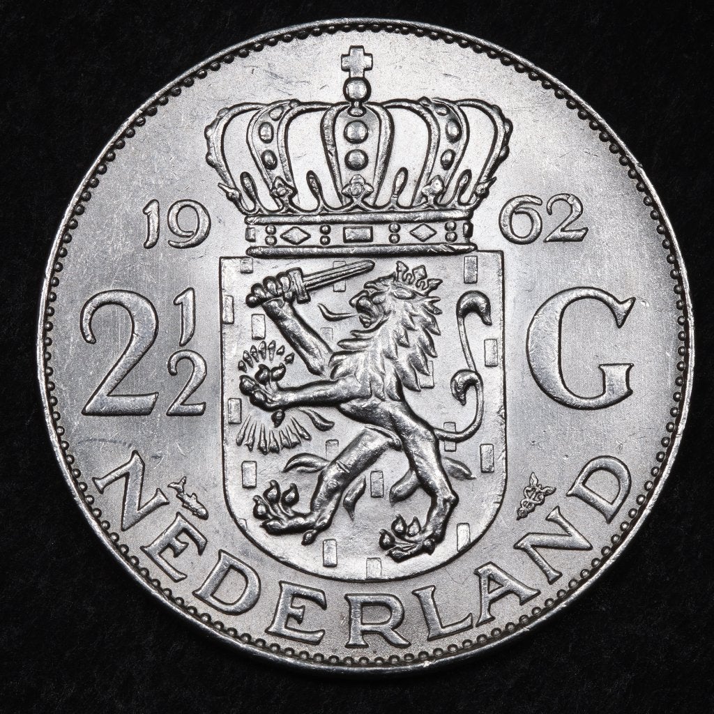 Rijksdaalder 1962. Unc. (P), Koningin Juliana, Zilver, Ophalen of Verzenden, Losse munt