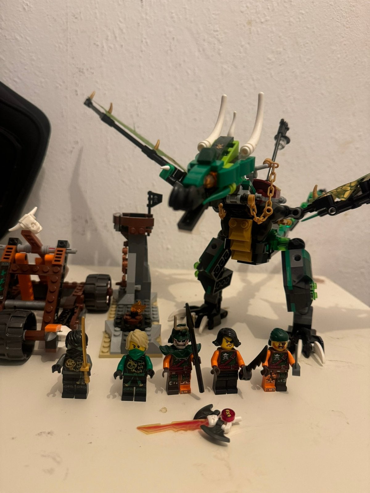 Lego ninjago groene nrg draak 70593, Kinderen en Baby's, Speelgoed | Duplo en Lego, Ophalen of Verzenden, Zo goed als nieuw