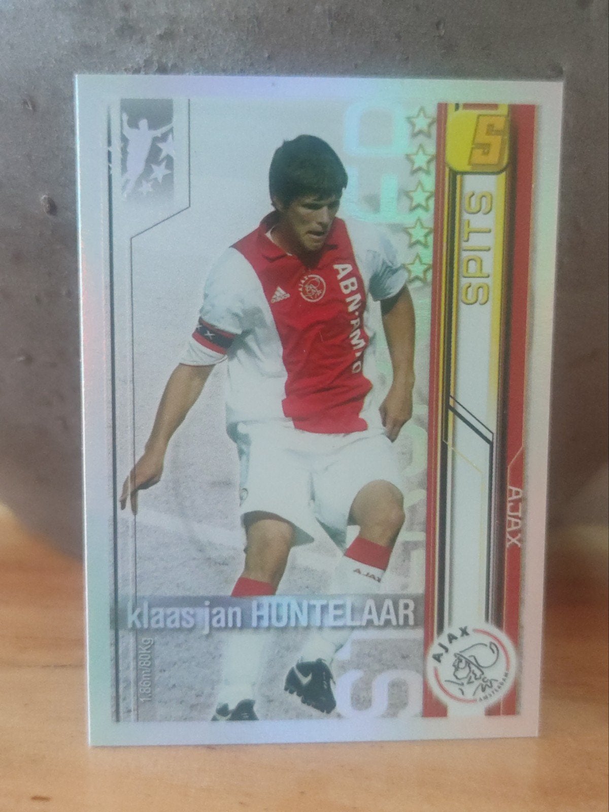 Klaas Jan Huntelaar Ajax All Stars kaart 2007-2008, Ophalen of Verzenden, Zo goed als nieuw, Ajax, Spelerskaart