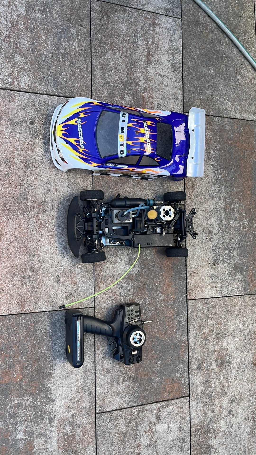 nitro rc auto, Ophalen of Verzenden, Zo goed als nieuw, Nitro, Auto onroad