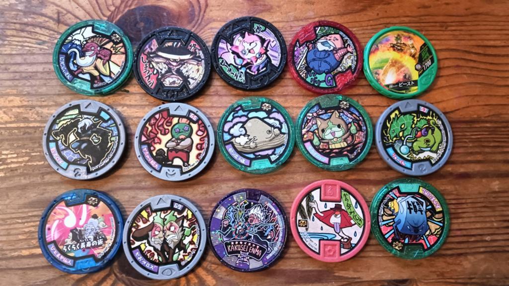 Japan 15 Yo-kai watch medaille bowminos kenmerk J1, Ophalen of Verzenden, Verzameling