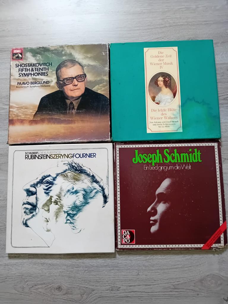 4 Klassieke Muziek LP's - Shostakovich, Schubert, Schmidt, Cd's en Dvd's, Vinyl | Klassiek, Ophalen of Verzenden